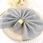 5 Pack Polyester 20"x20" Napkins Silver - Wrinkle Resistant & Easy Care Cloth Napkins - Linen Luxes