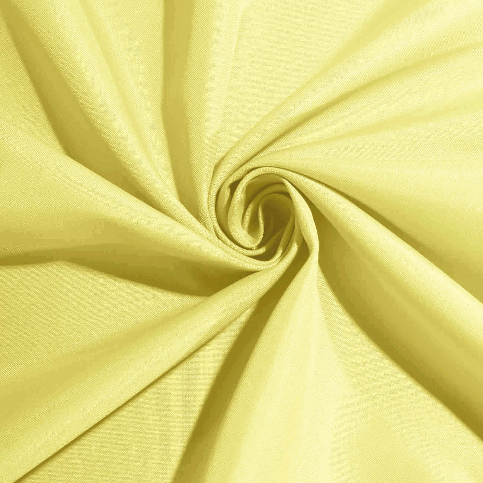 5 Pack Polyester 20"x20" Napkins Yellow - Wrinkle Resistant & Easy Care Cloth Napkins - Linen Luxes