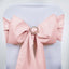 5 Pack Polyester Chair Sashes Blush 6"x108" - Linen Luxes