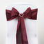 5 Pack Polyester Chair Sashes Burgundy 6"x108" - Linen Luxes