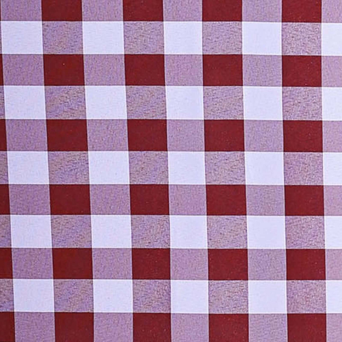 5 Pack Polyester Chair Sashes Burgundy/White Buffalo Plaid - Durable & Reusable Chair Bows 6"x108" - Linen Luxes