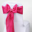 5 Pack Polyester Chair Sashes Fuchsia 6"x108" - Linen Luxes