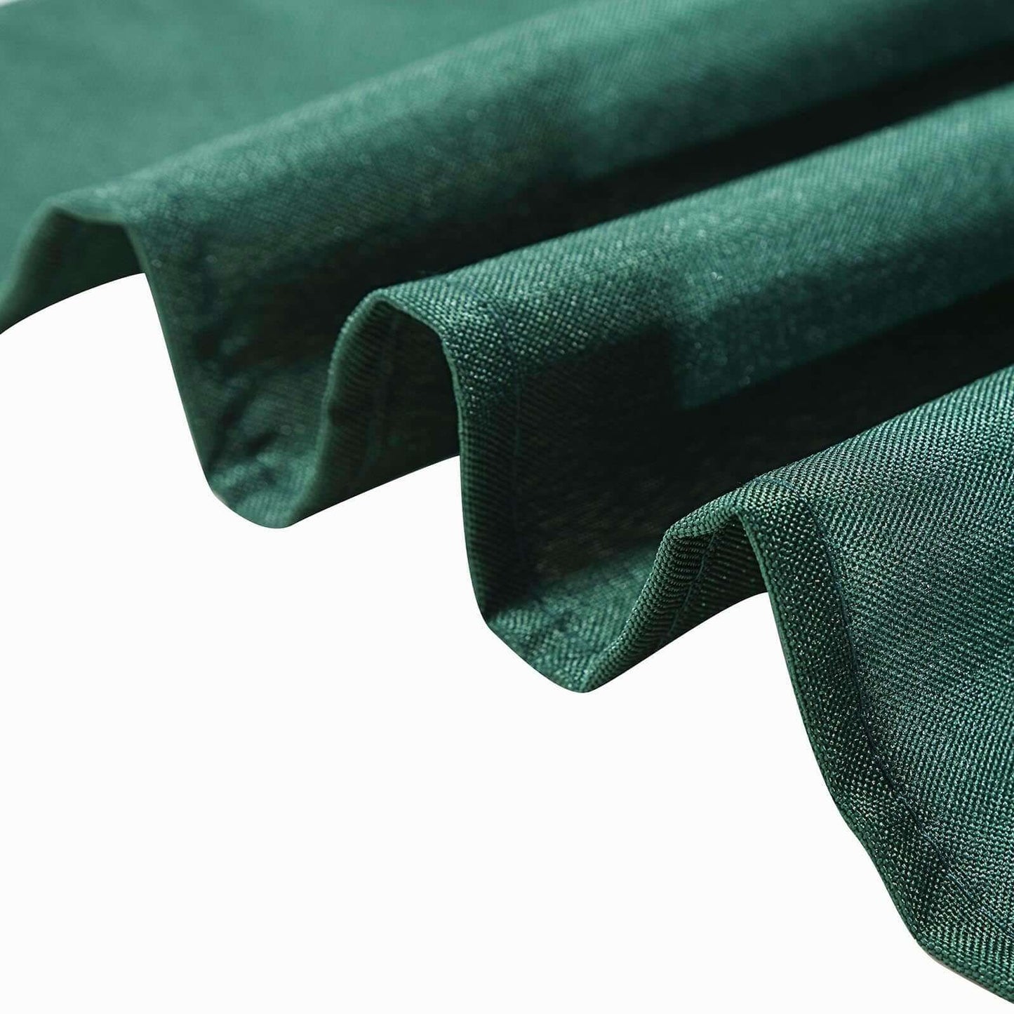 5 Pack Polyester Chair Sashes Hunter Emerald Green 6"x108" - Linen Luxes