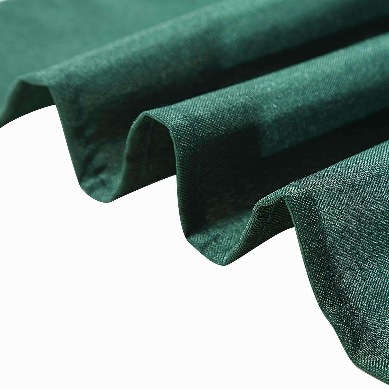 5 Pack Polyester Chair Sashes Hunter Emerald Green 6"x108" - Linen Luxes