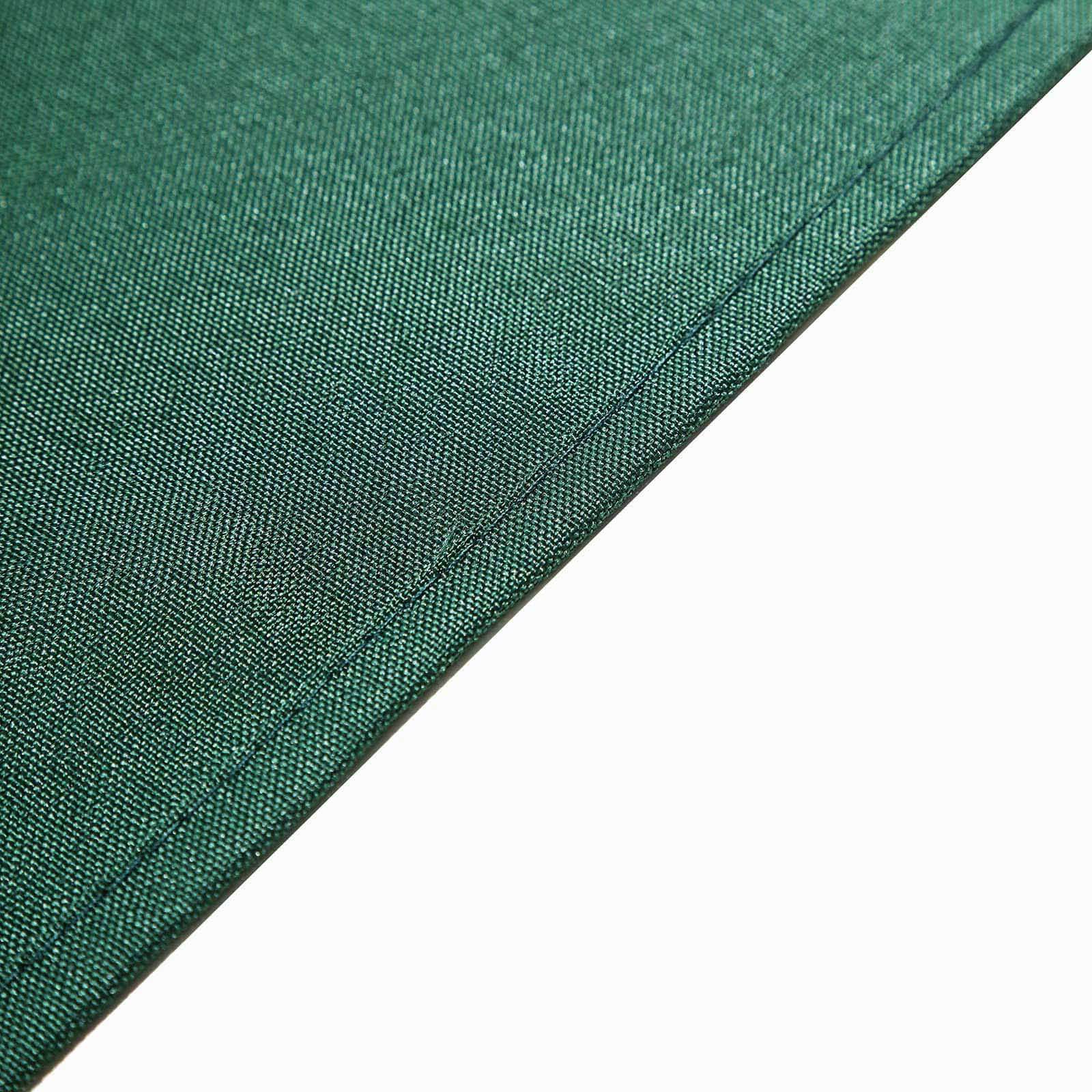 5 Pack Polyester Chair Sashes Hunter Emerald Green 6"x108" - Linen Luxes