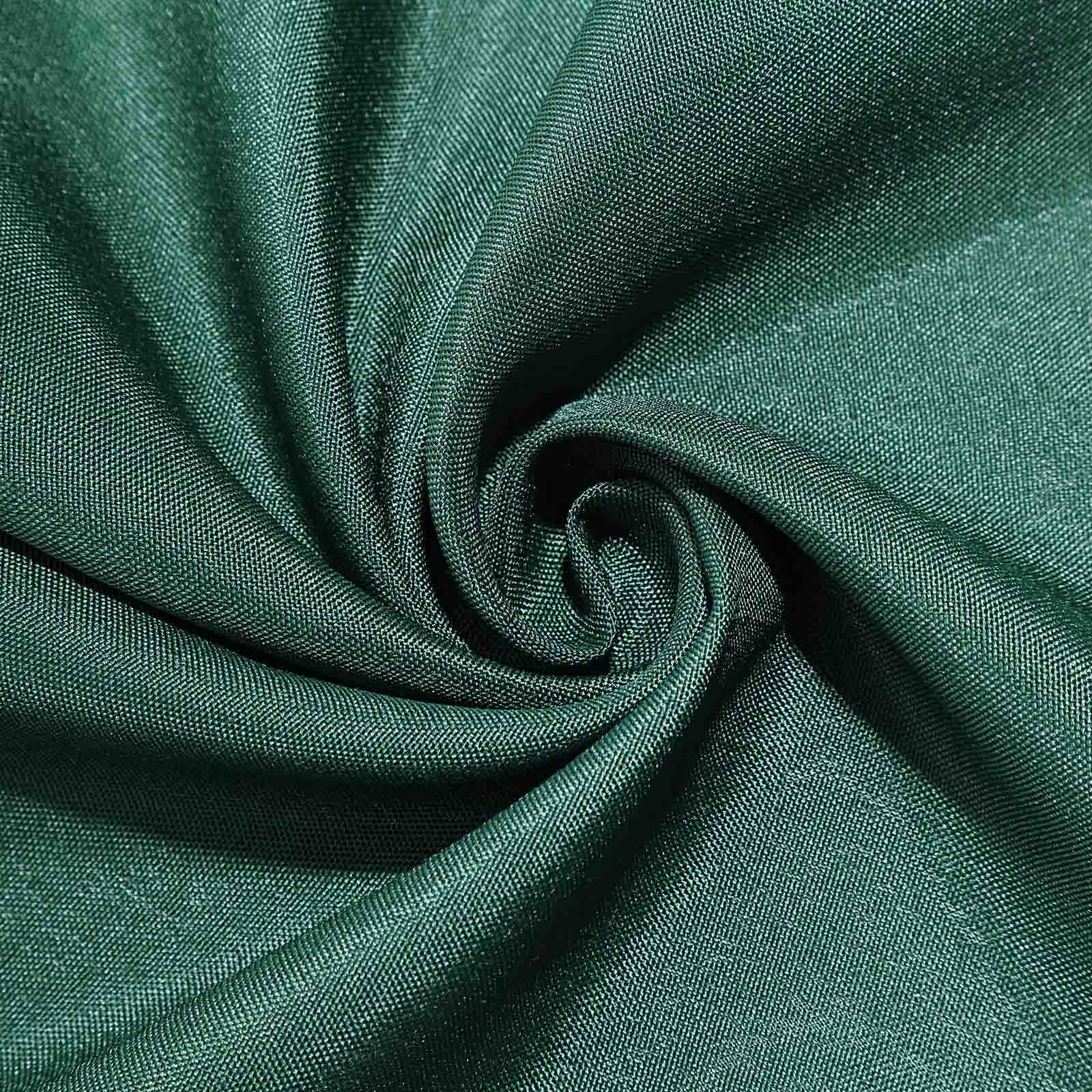 5 Pack Polyester Chair Sashes Hunter Emerald Green 6"x108" - Linen Luxes