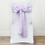 5 Pack Polyester Chair Sashes Lavender Lilac 6"x108" - Linen Luxes