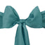 5 Pack Polyester Chair Sashes Turquoise 6"x108" - Linen Luxes