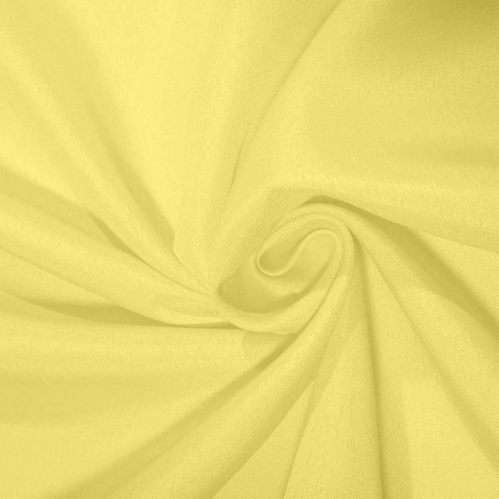 5 Pack Polyester Chair Sashes Yellow 6"x108" - Linen Luxes