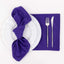 5 Pack Scuba 20"x20" Napkins Purple - Durable & Reusable Dinner Napkins