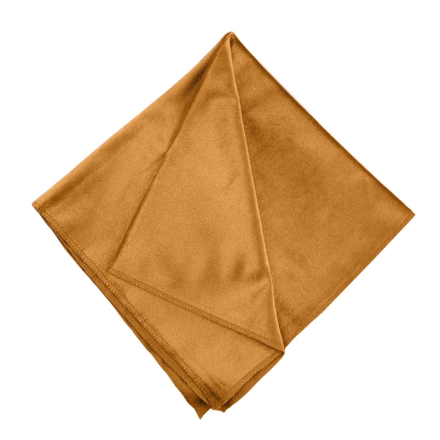 5 Pack Premium Velvet 20"x20" Napkins Gold - Soft Sheen Finish Cloth Napkins for Upscale Gatherings - Linen Luxes