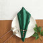 5 Pack Premium Velvet 20"x20" Napkins Hunter Emerald Green - Soft Sheen Finish Cloth Napkins - Linen Luxes