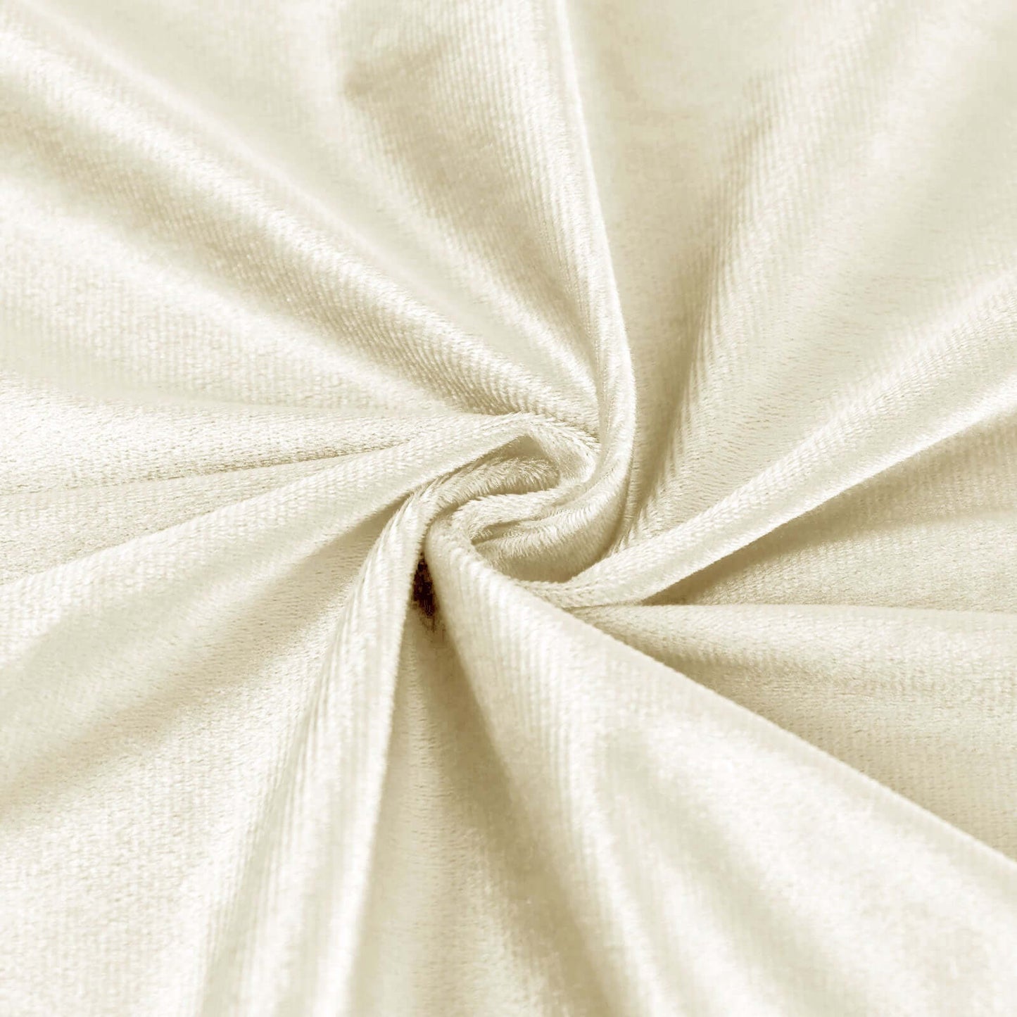 5 Pack Premium Velvet 20"x20" Napkins Ivory - Soft Sheen Finish Cloth Napkins - Linen Luxes