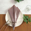 5 Pack Premium Velvet 20"x20" Napkins Mauve - Soft Sheen Finish Cloth Napkins - Linen Luxes