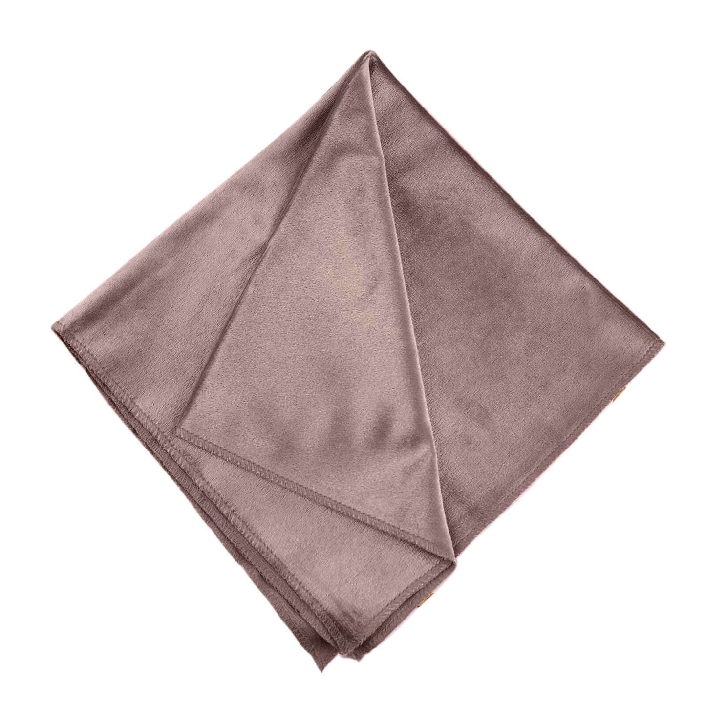 5 Pack Premium Velvet 20"x20" Napkins Mauve - Soft Sheen Finish Cloth Napkins - Linen Luxes
