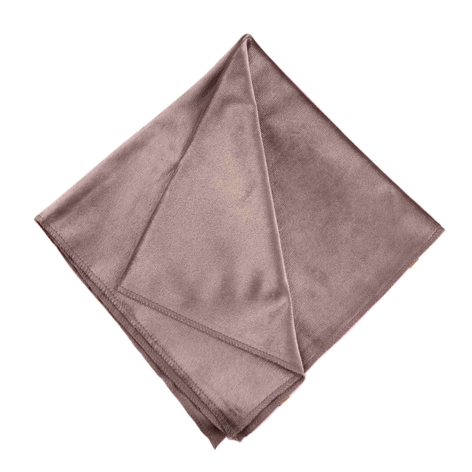 5 Pack Premium Velvet 20"x20" Napkins Mauve - Soft Sheen Finish Cloth Napkins - Linen Luxes