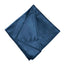 5 Pack Premium Velvet 20"x20" Napkins Navy Blue - Soft Sheen Finish Cloth Napkins - Linen Luxes
