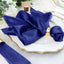 5 Pack Premium Velvet 20"x20" Napkins Royal Blue - Soft Sheen Finish Cloth Napkins - Linen Luxes