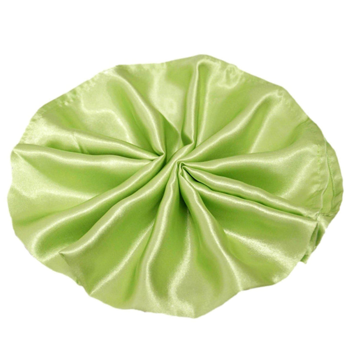 5 Pack Satin 20"x20" Napkins Apple Green - Luxurious Shine & Smooth Dinner Napkins - Linen Luxes