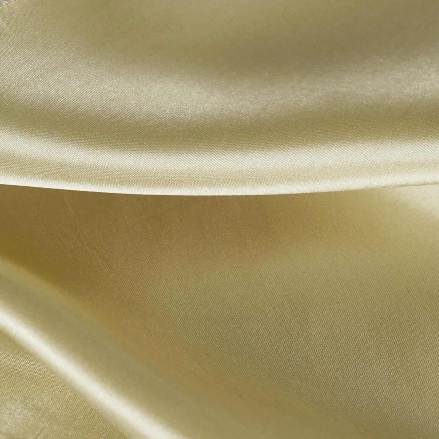 5 Pack Satin 20"x20" Napkins Champagne - Luxurious Shine & Smooth Dinner Napkins - Linen Luxes