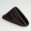 5 Pack Satin 20"x20" Napkins Chocolate - Luxurious Shine & Smooth Dinner Napkins - Linen Luxes