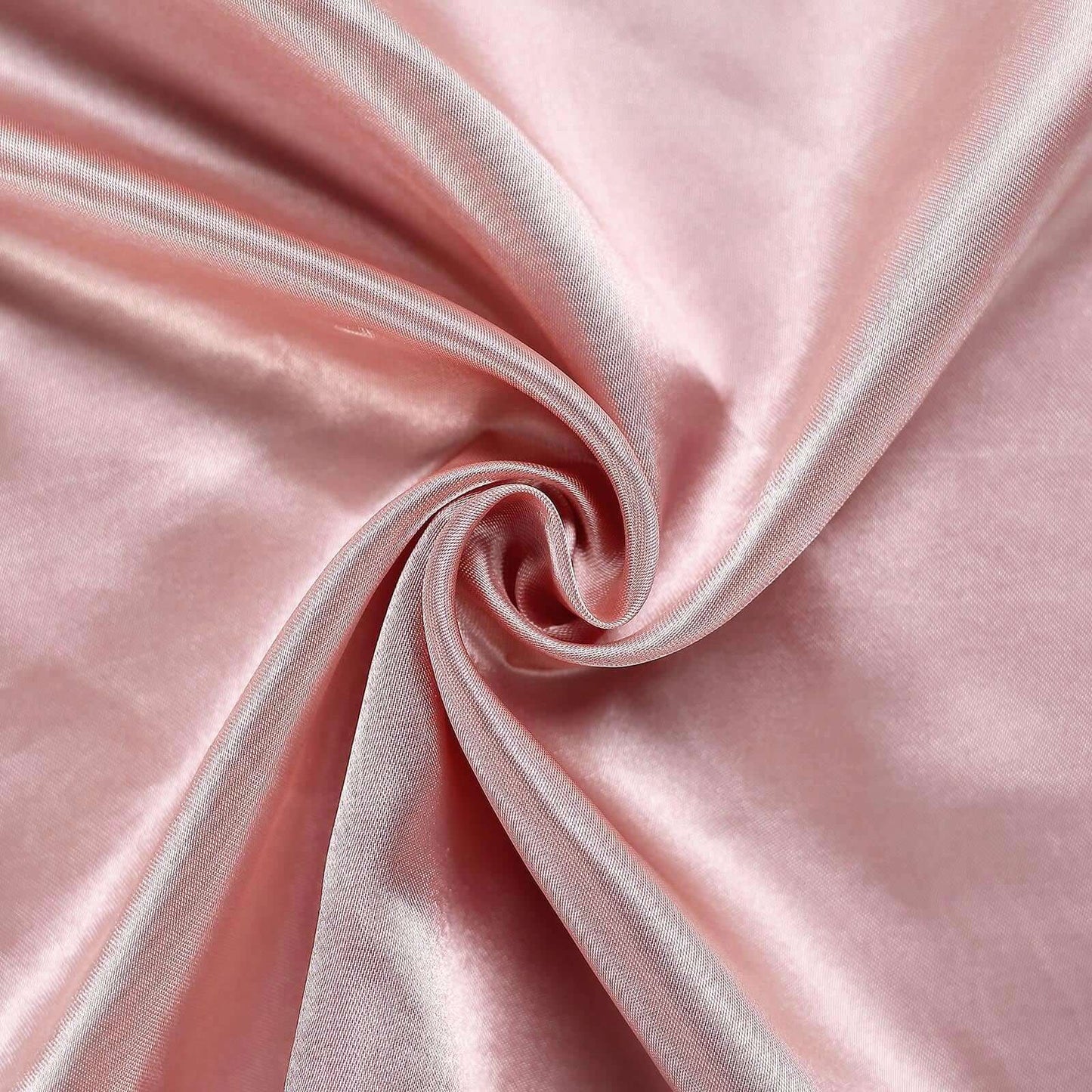 5 Pack Satin 20"x20" Napkins Dusty Rose - Luxurious Shine & Smooth Dinner Napkins - Linen Luxes