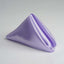 5 Pack Satin 20"x20" Napkins Lavender Lilac - Luxurious Shine & Smooth Dinner Napkins - Linen Luxes