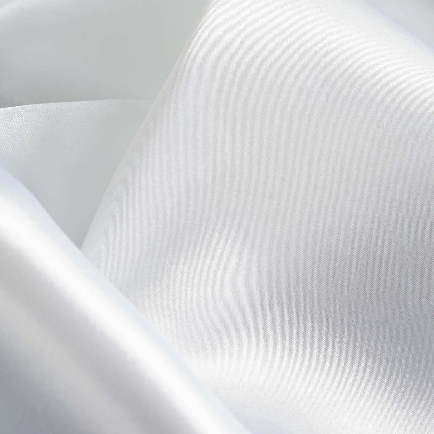 5 Pack Satin 20"x20" Napkins White - Luxurious Shine & Smooth Dinner Napkins for Upscale Events - Linen Luxes