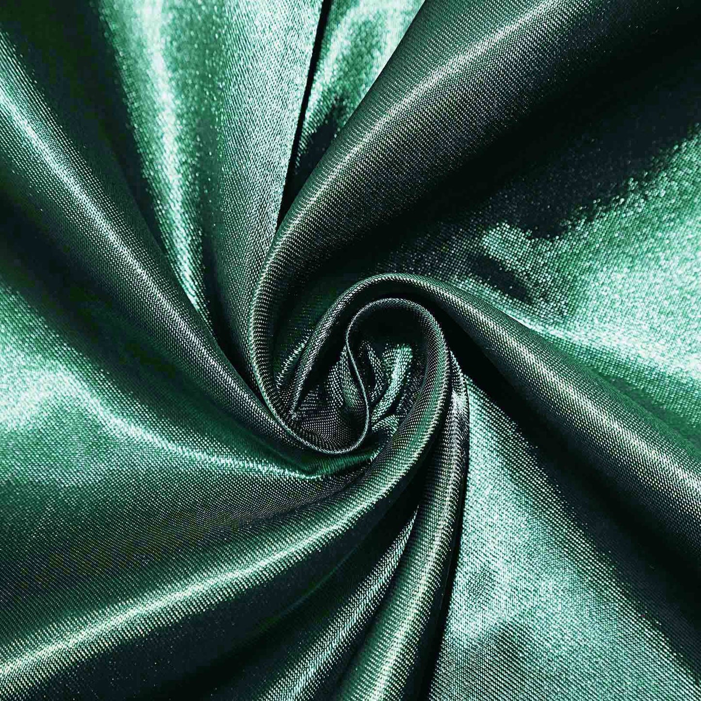 5 Pack Satin Chair Sashes Hunter Emerald Green - Durable Chair Bows with Shiny Finish 6"x106" - Linen Luxes