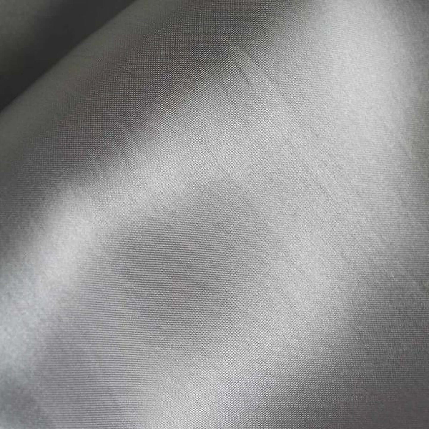 5 Pack Satin Chair Sashes Silver - Durable Chair Bows with Shiny Finish 6"x106" - Linen Luxes