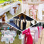 5 Pack Satin Chair Sashes White - Durable Chair Bows with Shiny Finish for Classy Event Chair Decor 6"x106" - Linen Luxes