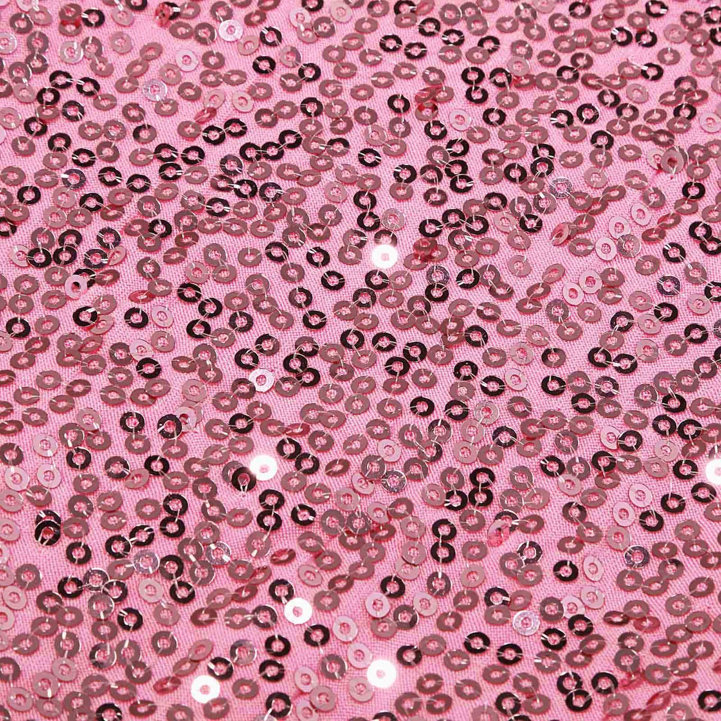 5 Pack Sequin Spandex Chair Sashes Pink - Stretch Chair Bands 6"x15" - Linen Luxes