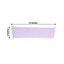 5 Pack Stretch Spandex Chair Sashes Lavender Lilac - Fitted Finish Two Ply Heavy Duty Chair Bands 5"x12" - Linen Luxes