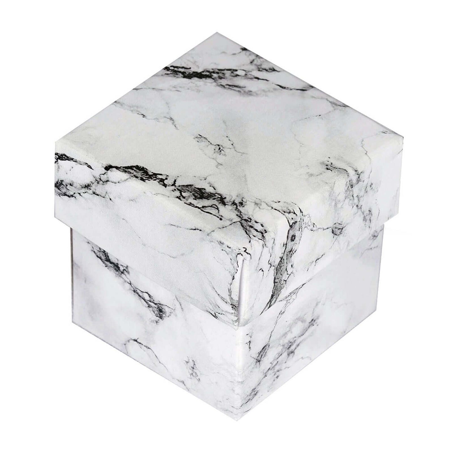 50 Pack 2" Marble Print Party Favor Candy Gift Boxes With Lid - Clearance SALE - Linen Luxes