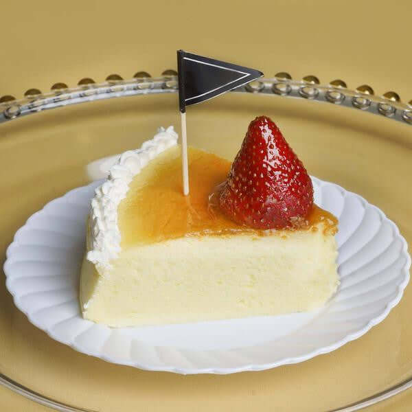 50 - Pack Cupcake Topper Picks Black Triangle Flag Design - Food and Cocktail Decorations for Celebrations 3" - Linen Luxes