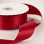 50 Yards 1.5" Burgundy Single Face Decorative Satin Ribbon - Linen Luxes