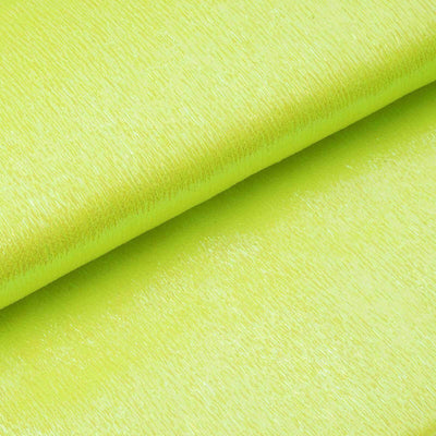 54" x 10 Yards Yellow Glossy Polyester Fabric Roll - Linen Luxes
