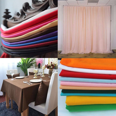 54"x10 Yards Gold Polyester Fabric Bolt DIY Craft Fabric Roll - Linen Luxes