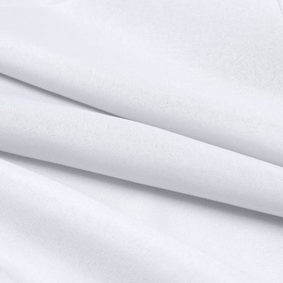 54"x10 Yards Premium Polyester White Fabric Bolt, DIY Craft Fabric Roll for Upholstery, Curtains, and Event Decor