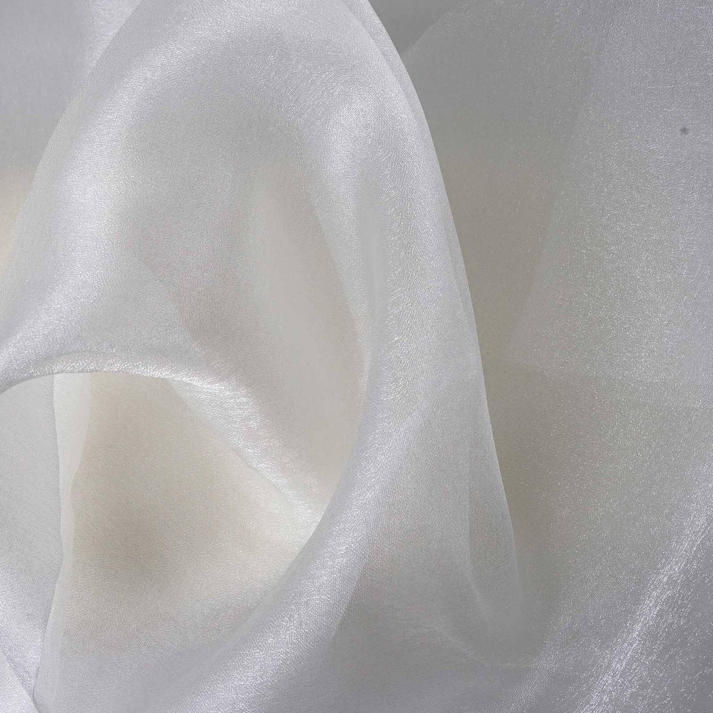 54"x10yd Ivory Solid Sheer Chiffon Fabric Bolt, DIY Voile Drapery Fabric - Linen Luxes