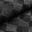 54"x4 Yards Black Silver Buffalo Plaid Polyester Fabric Roll, Checkered Netting DIY Craft Fabric Bolt - Linen Luxes