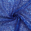 54"x4 Yards Royal Blue Sequin Fabric Bolt, Sparkly DIY Craft Fabric Roll - Linen Luxes