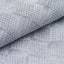 54"x4 Yards Silver White Buffalo Plaid Polyester Fabric Roll, Checkered Netting DIY Craft Fabric Bolt - Linen Luxes