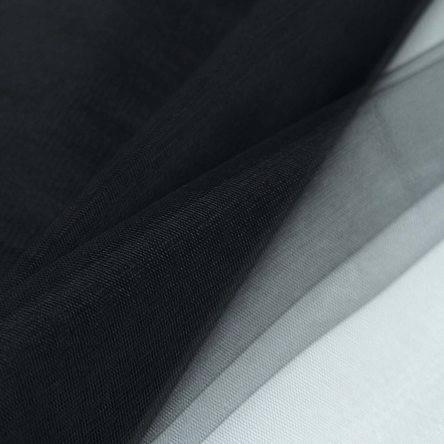 54"x40 Yards Black Tulle Fabric Bolt, DIY Crafts Sheer Fabric Roll - Linen Luxes