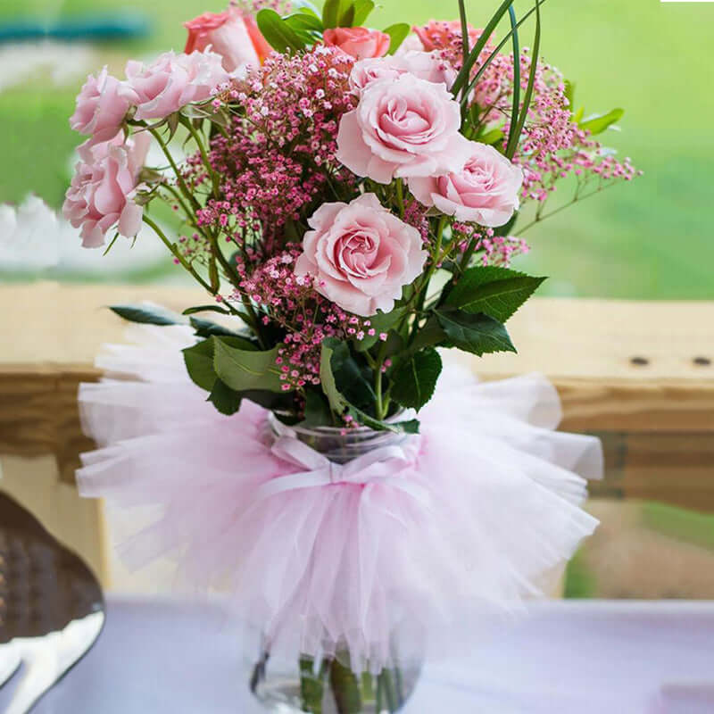 54"x40 Yards Ivory Tulle Fabric Bolt, DIY Crafts Sheer Fabric Roll - Linen Luxes