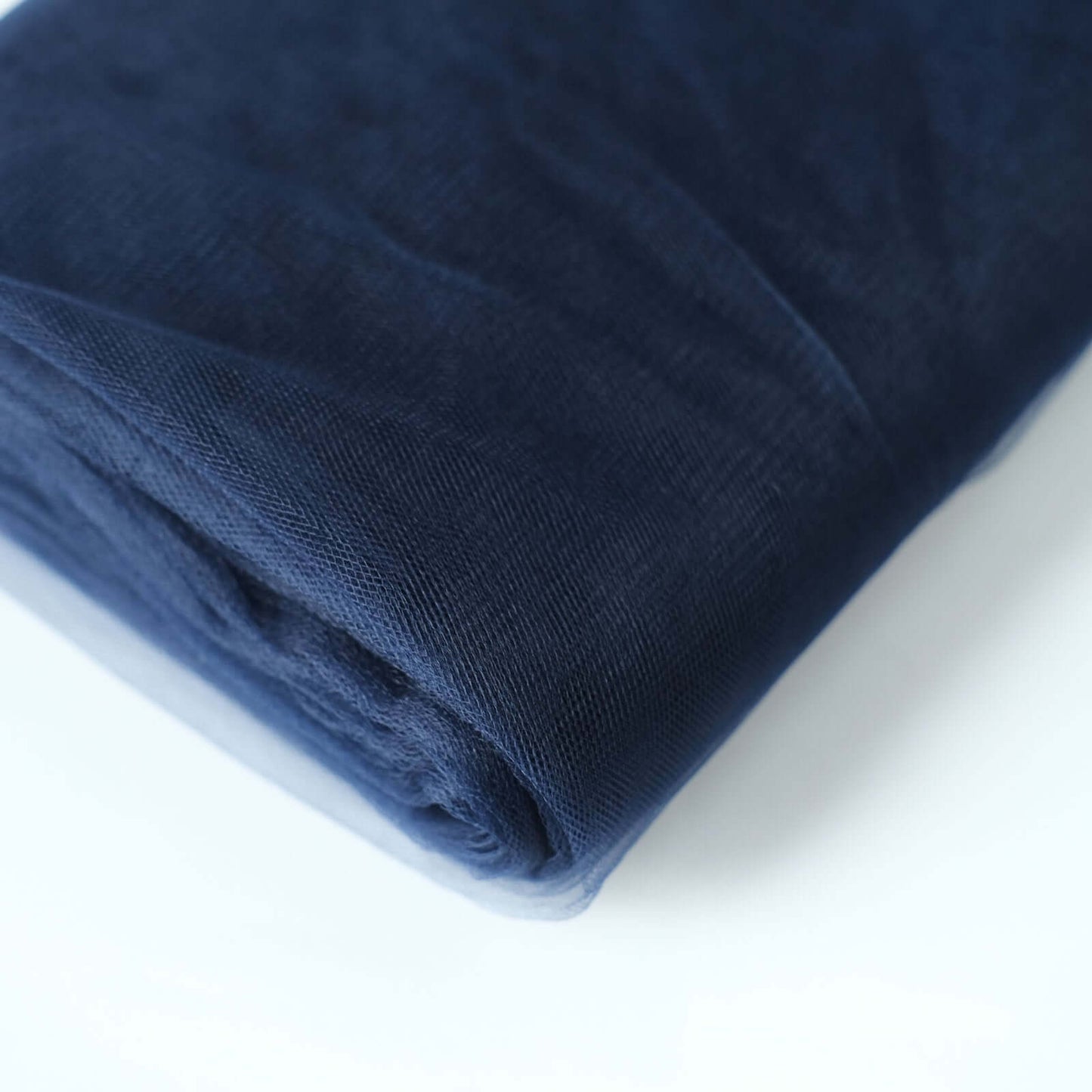 54"x40 Yards Navy Blue Tulle Fabric Bolt, DIY Crafts Sheer Fabric Roll - Linen Luxes