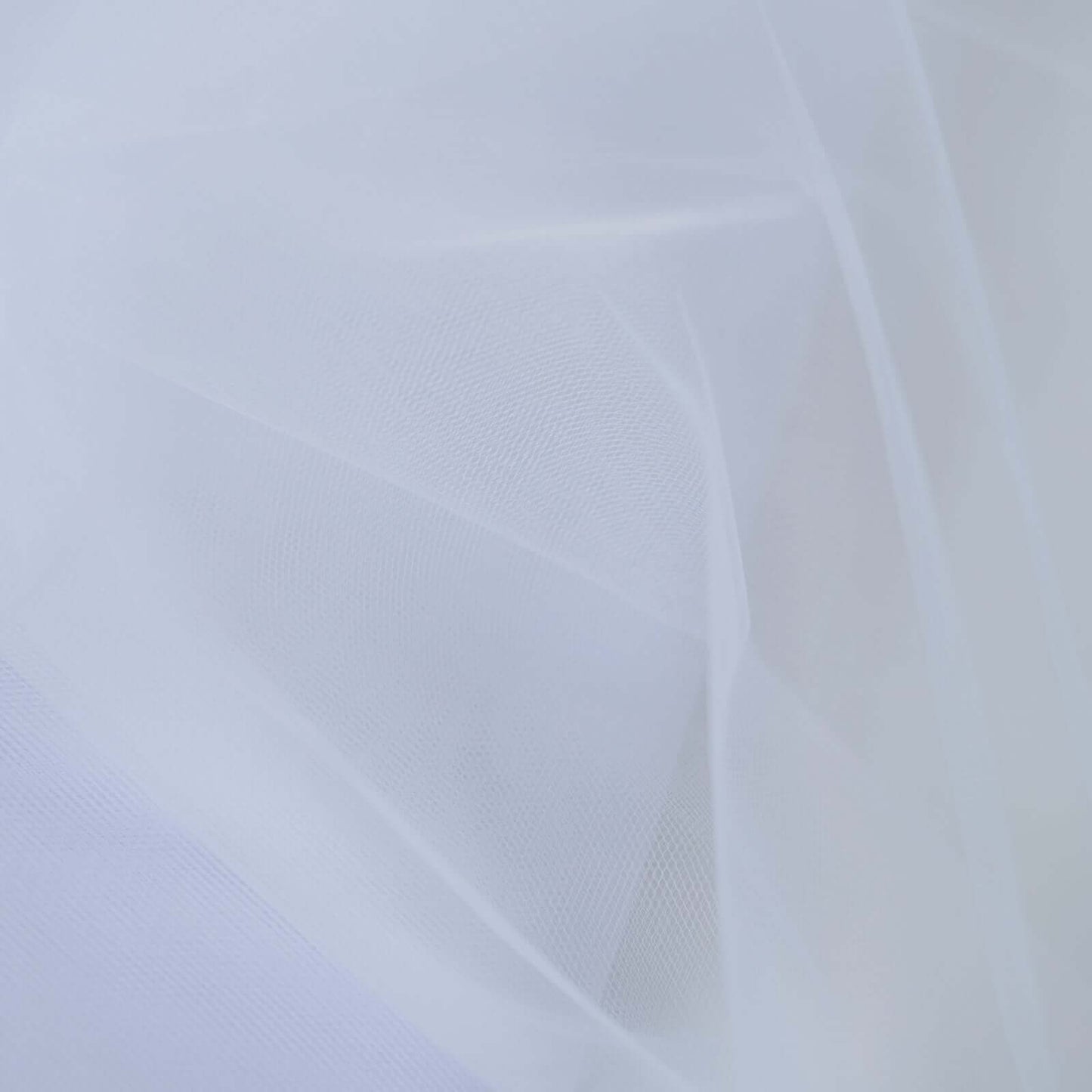 54"x40 Yards White Tulle Fabric Bolt, DIY Crafts Sheer Fabric Roll - Linen Luxes