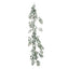5ft Frosted Real Touch Artificial Willow Leaf Garland, Flexible Vine - Linen Luxes