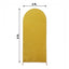 5ft Gold Shimmer Tinsel Spandex Chiara Backdrop Stand Cover For Fitted Round Top Wedding Arch