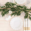 5ft Green Real Touch Artificial Willow Leaf Garland, Flexible Vine - Linen Luxes